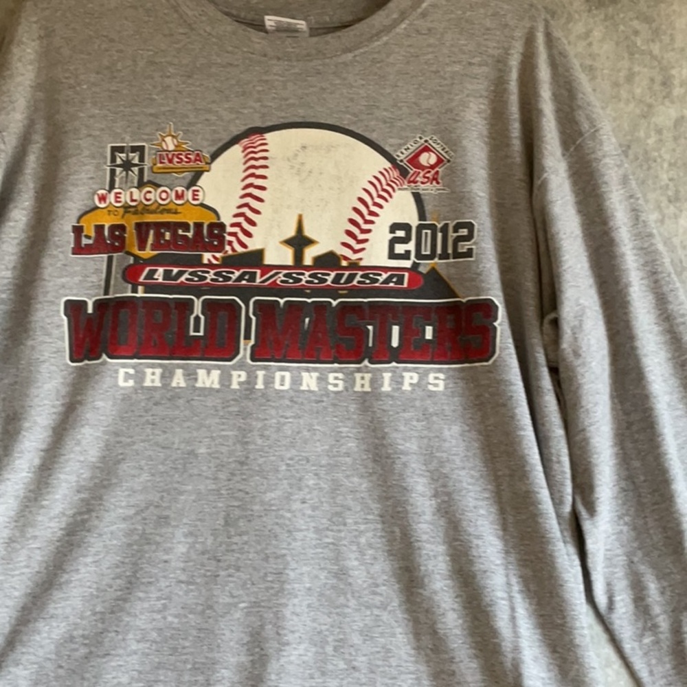 LVSSA/SSUSA WORLD MASTER CHAMPIONSHIP IN VEGAS 2012 T SHIRT L SLEEVES SZ L - Picture 2 of 10